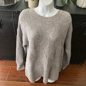 Sonoma Light Gray Pullover Sweater Large